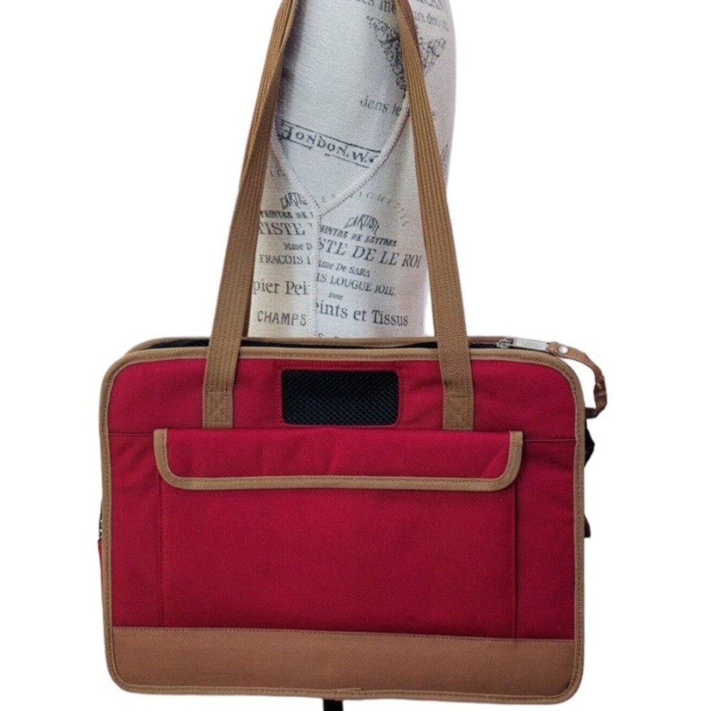 Pet Dog /Small Cat Carrier Soft Sided Comfort Bag Travel Case Airline Approved